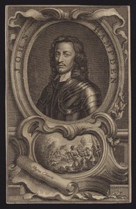 John Hampden, İngiliz Parlamenter siyasetçi ve asker (gravür) by English School