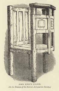 John Knoxs Minber by English School