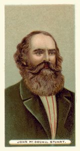 John McDouall Stuart (chromolitho) by English School