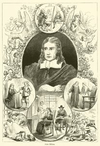 John Milton (gravür) by English School
