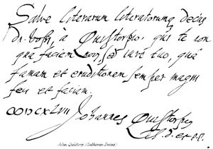 John Quistorp, (Lutheran İlahi) by English School