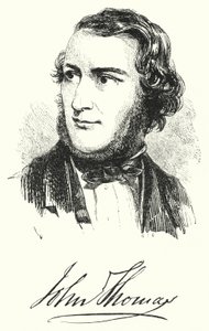 John Thomas, ünlü heykeltıraş ve modelleyici (gravür) by English School