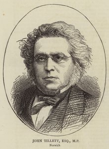 John Tillett, Esquire, MP (gravür) by English School