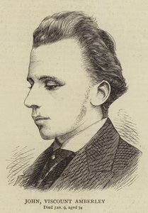 John Vikont Amberley (gravür) by English School