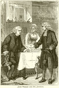 John Wesley ve Dr. Johnson by English School