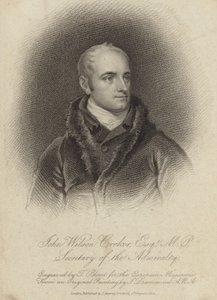 John Wilson Croker, İrlandalı devlet adamı ve yazar by English School