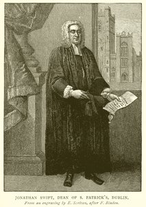 Jonathan Swift, S. Patricks, Dublin Dekanı by English School