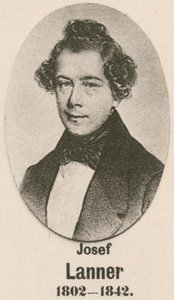 Josef Lanner (gravür) by English School