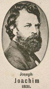 Joseph Joachim (gravür) by English School