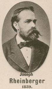 Joseph Rheinberger (gravür) by English School