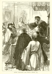 Yargıç Gascoigne ve Prens Henry, 1413 by English School