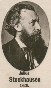 Julius Stockhausen (gravür) by English School