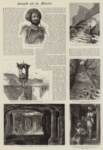 Junagadh ve Mekranis (gravür) by English School