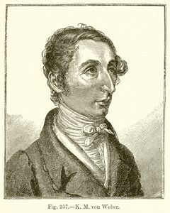 K.M. Von Weber by English School