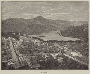 Kandy (gravür) by English School