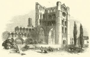 Kelso Manastırı (gravür) by English School