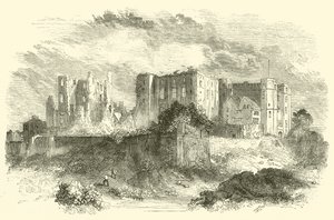 Kenilworth Kalesi (gravür) by English School