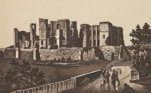 Kenilworth Kalesi (lito) by English School