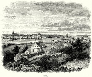 Kiel (gravür) by English School