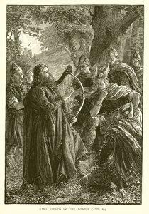 Danimarka Kampında Kral Alfred, 895 by English School