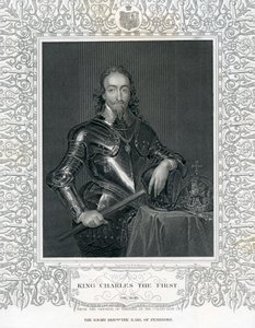 Birinci Kral Charles, H. Robinson tarafından Van Dyck