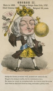 Kral George II (su meraklısı) by English School