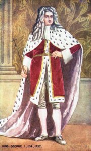 Kral I. George (renkli lito) by English School