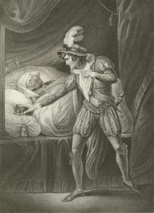 Kral Henry IV ve Genç Prens Hal, tacını almak üzere by English School