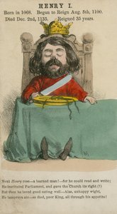 Kral Henry I (aquatint) by English School