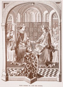 Kral Henry VI ve sarayı by English School