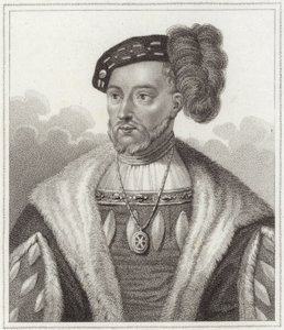 Kral James V (nokta gravürü) by English School