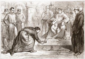 Kral John ve Papa Elçisi, James Aitken Wylie (1808-1890) tarafından yazılan Protestanlığın Tarihinden bir örnek, pub. 1878 by English School