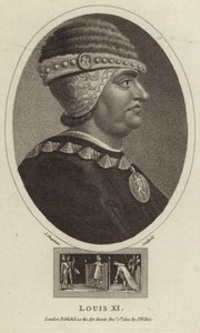 Fransa Kralı XI.Louis by English School