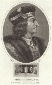 Fransa Kralı II. Philip by English School