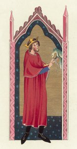 Kral Stephen (renkli gravür) by English School