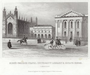 Kings College Şapeli, Üniversite Kütüphanesi ve Senato Binası, Cambridge by English School