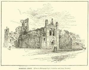 Kirkstall Manastırı by English School