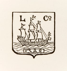 Longmans Green and Company tarafından kullanılan L & Co Ship 1726 logosu by English School