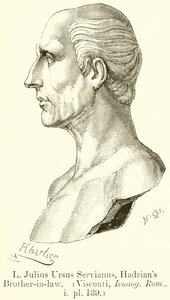 L. Julius Ursus Servianus, Hadrianus