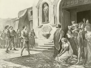 La Favorita, III. Perde sahne xi (gravür) by English School