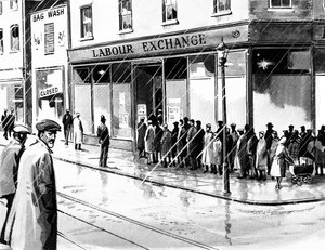 1929 Wall Street Çöküşünden dokuz ay sonra Birleşik Krallık