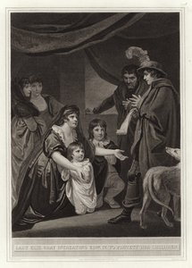 Leydi Elizabeth Gray, çocuklarını korumak için Edw IV ile ilgileniyor by English School