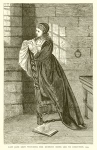 Leydi Jane Gray, Kocasının İdam Edilmesini İzlerken, 1554 by English School