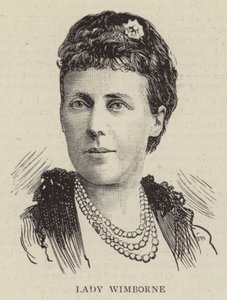Leydi Wimborne (gravür) by English School