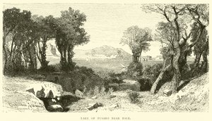 Baiae yakınlarındaki Fusaro Gölü by English School