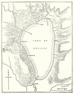 Galile Gölü (gravür) by English School