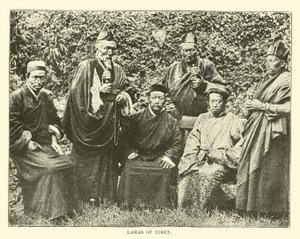 Tibet lamaları by English School