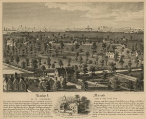 Lambeth Marsh, yaklaşık 1670 yılında göründüğü şekliyle by English School