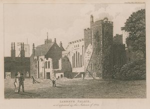 Lambeth Sarayı, 1829 sonbaharında göründüğü şekliyle by English School