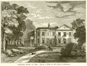 1820 yılında Langham Evi
